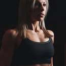 Lesbian Fitness Freak with Sporty Body in Merced